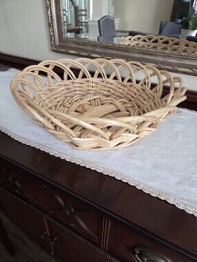 Large Decorative Wicker Basket